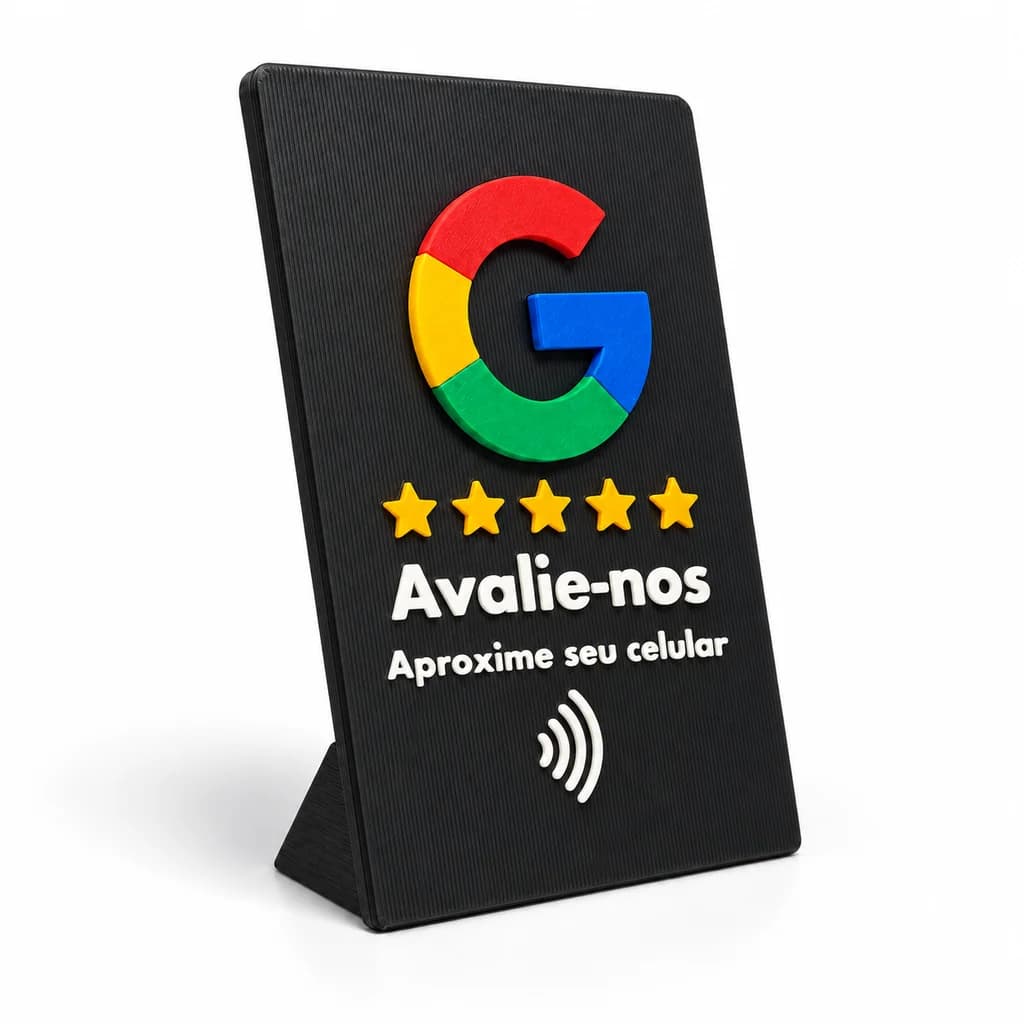 Placa NFC Google Classic v2 Preta